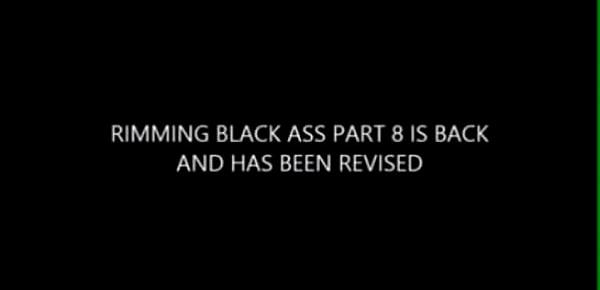  Rimming Black Ass